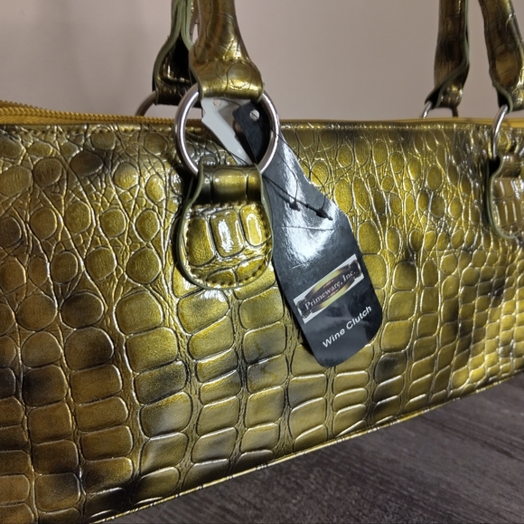 Primeware Wine Bottle PURSE. Thermal New Corkscrew Included Yellow. - Picture 13 of 13